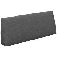 Rückenkissen Lena Anthrazit Flachgewebe - Anthrazit, Design, Textil (60/25/12cm) - Max Winzer