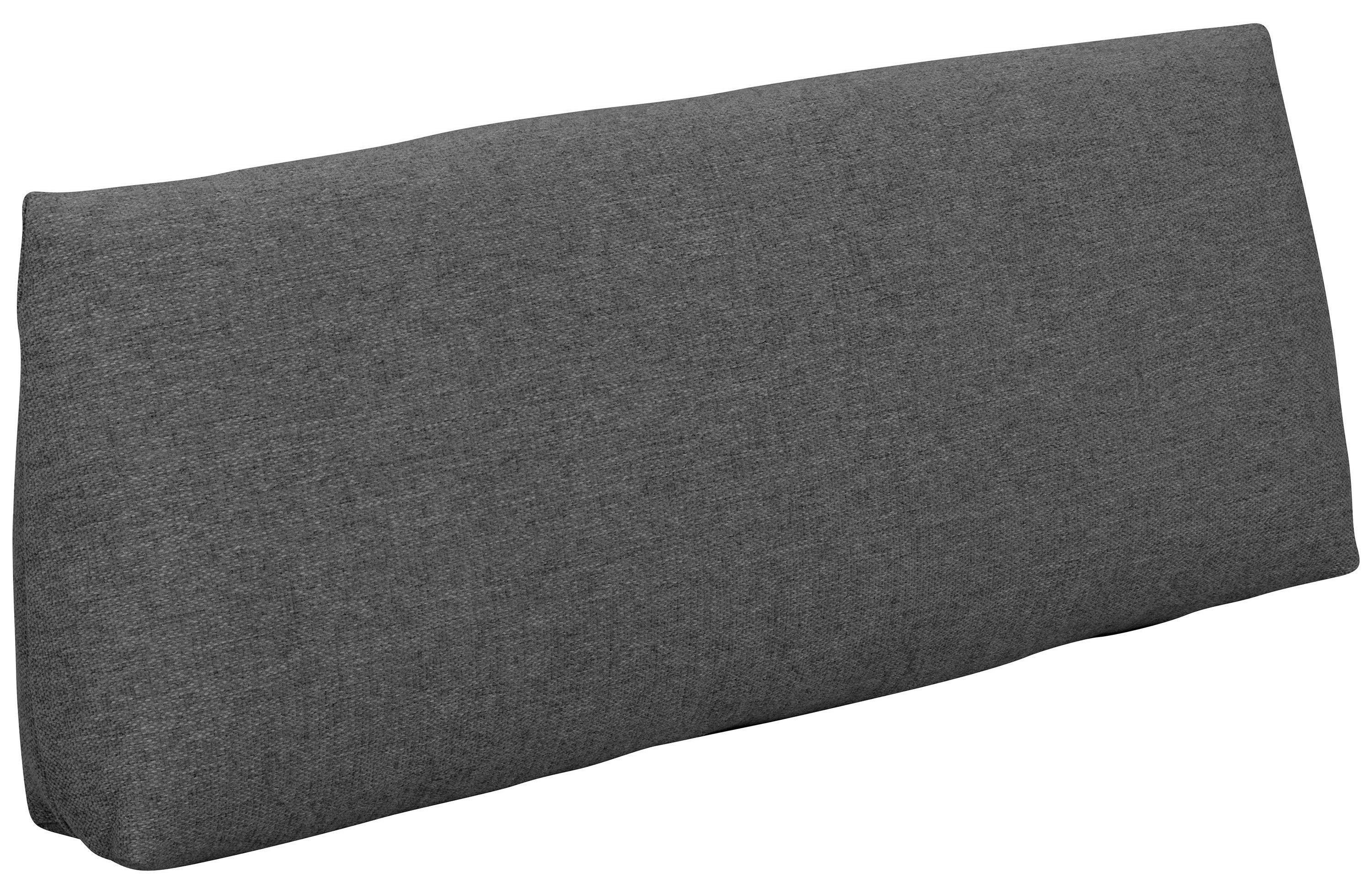 Rückenkissen Lena Anthrazit Flachgewebe