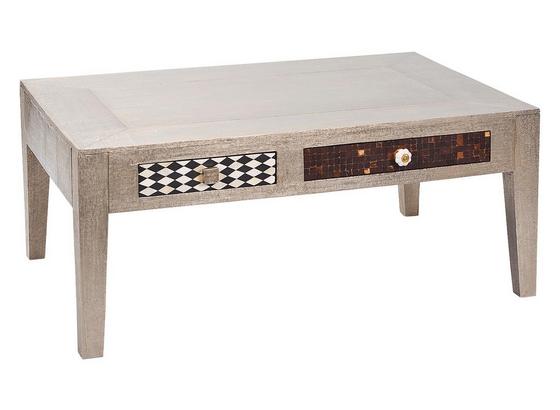 Couchtisch Noida B: 110 cm Silberfarben - Silberfarben/Schwarz, Basics, Holzwerkstoff/Metall (110/70/45cm) - Livetastic Couchtisch Noida B: 110 cm Silberfarben - Silberfarben/Schwarz, Basics, Holzwerkstoff/Metall (110/70/45cm) - Livetastic