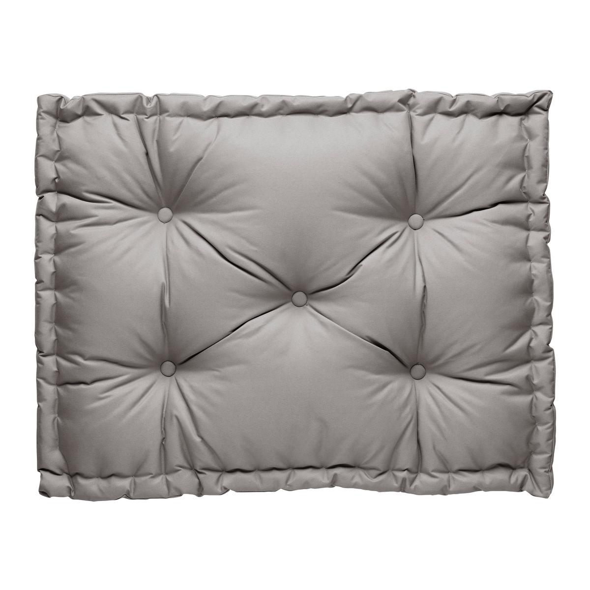 PODUŠKA NA PALETU DODO - šedá, Konvenční, textil (80/60/12cm) - Mömax