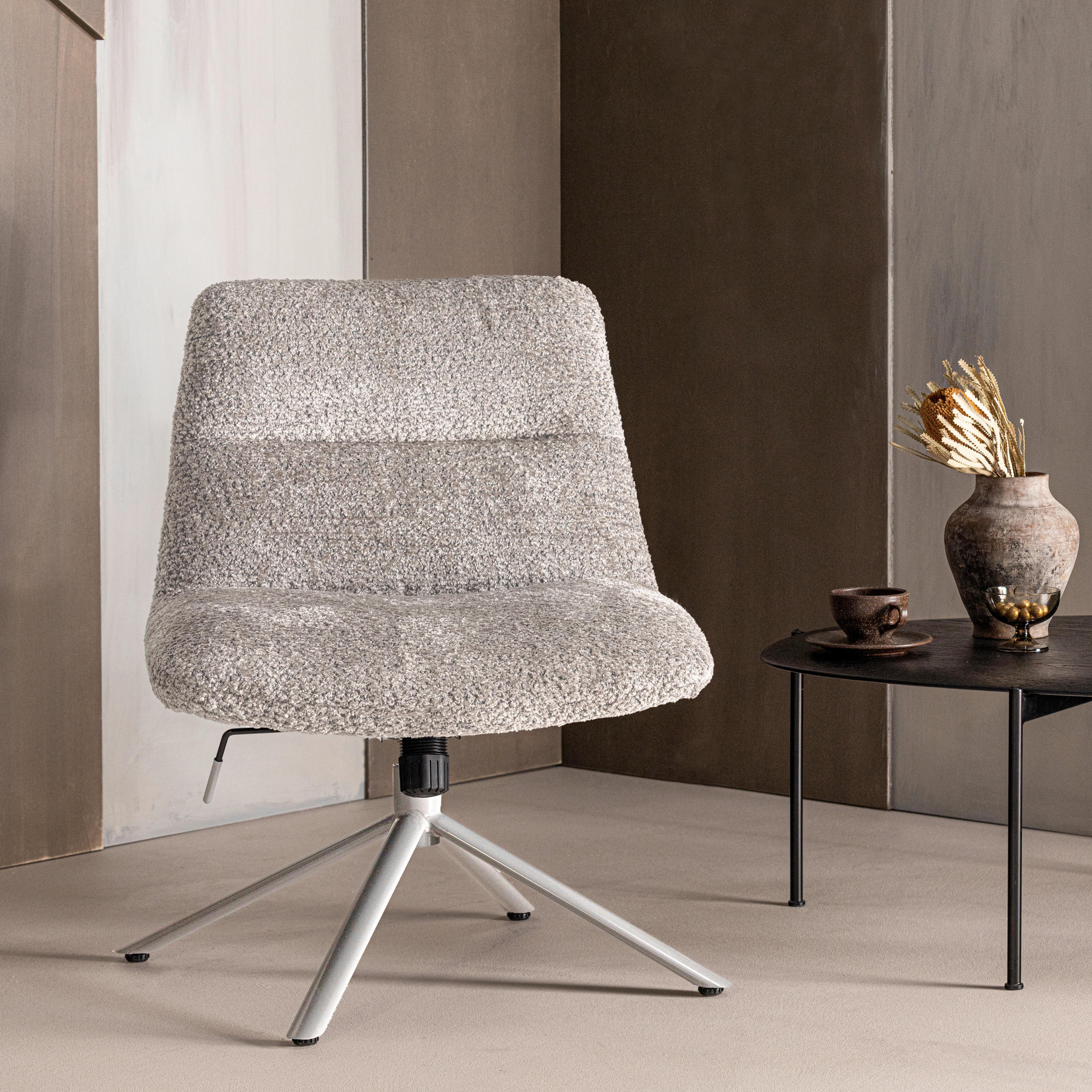 SESSEL Soren Grau B: 73cm - Grau, MODERN, Textil/Metall (73/82/62cm) - Livetastic