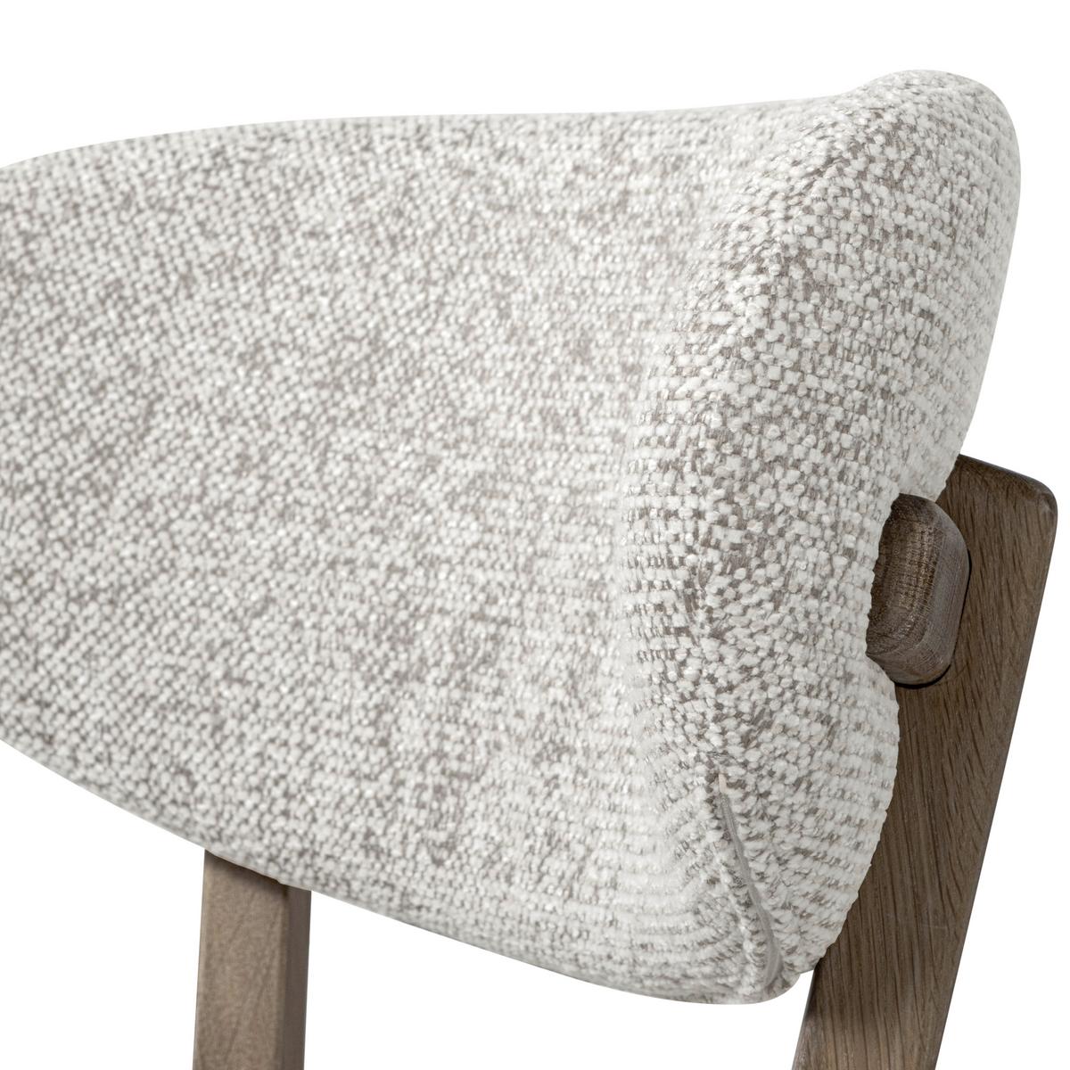 Barhocker Udar Naturfarben/D. Braun B: 51cm - Dunkelbraun/Naturfarben, MODERN, Holz/Textil (51/94/58cm) - Livetastic