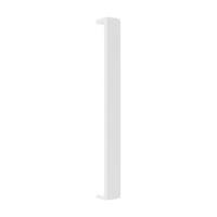 Schrankgriff Unit L:20cm Metall Weiß Glänzend - Weiß, MODERN, Metall (20/2,4/1,7cm) - Ondega