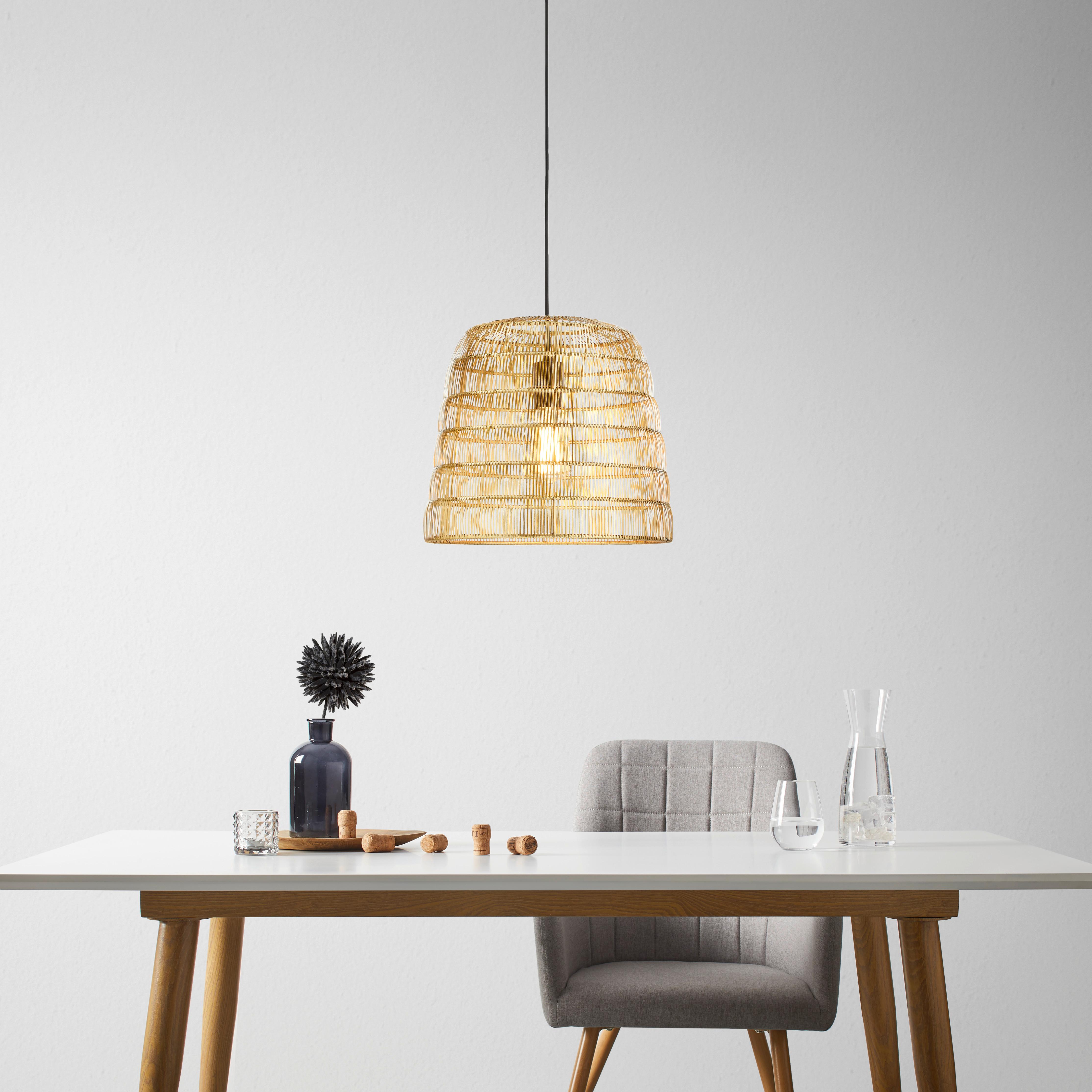 Závěsné svítidlo EVELYN - barvy zlata, Moderní, kov (37/150cm) - Bessagi Home
