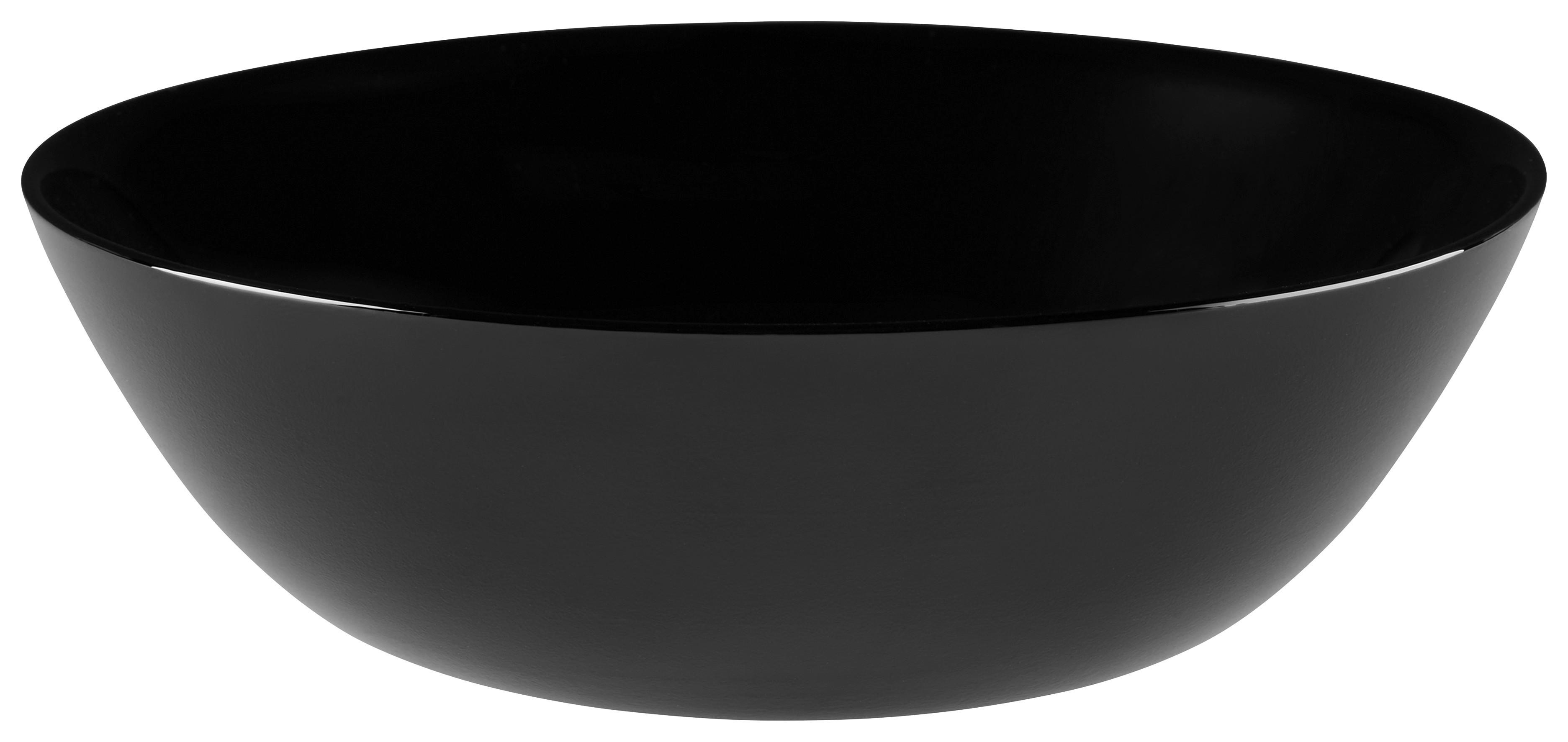 Müslischale Olivia - Schwarz, Basics, Glas (16cm) - Ondega