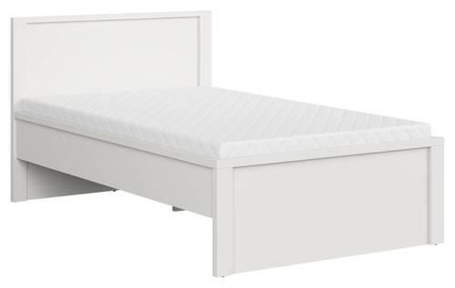 Bett Kaspian - Weiß, MODERN, Holzwerkstoff (120/200cm) - MID.YOU