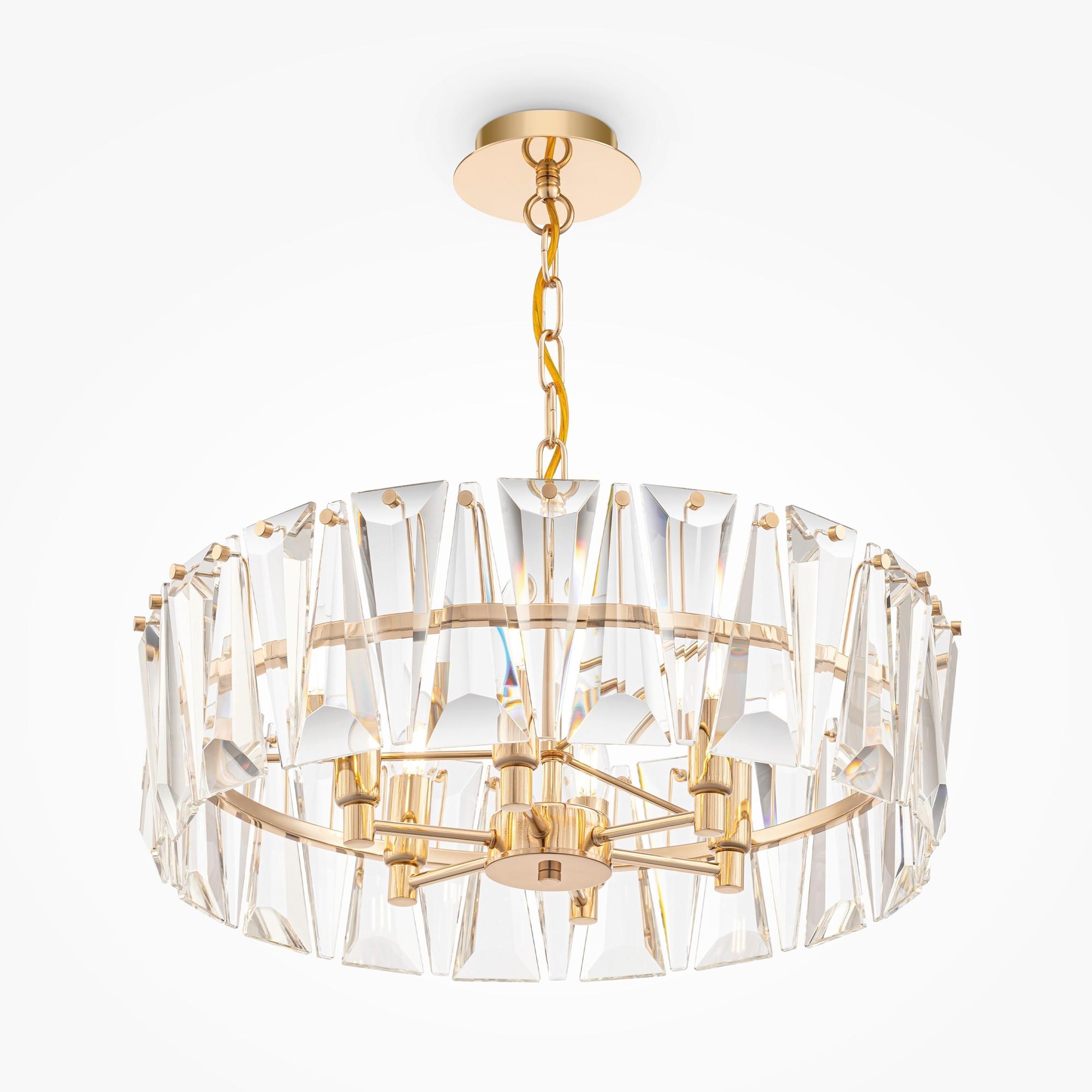 Pendelleuchte Puntes - Goldfarben, Trend, Metall (51,7/23,8/51,7cm) - MAYTONI