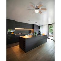 STROPNÍ VENTILÁTOR UGO - barvy buku, Basics, kov/dřevo (76/28cm) - Globo