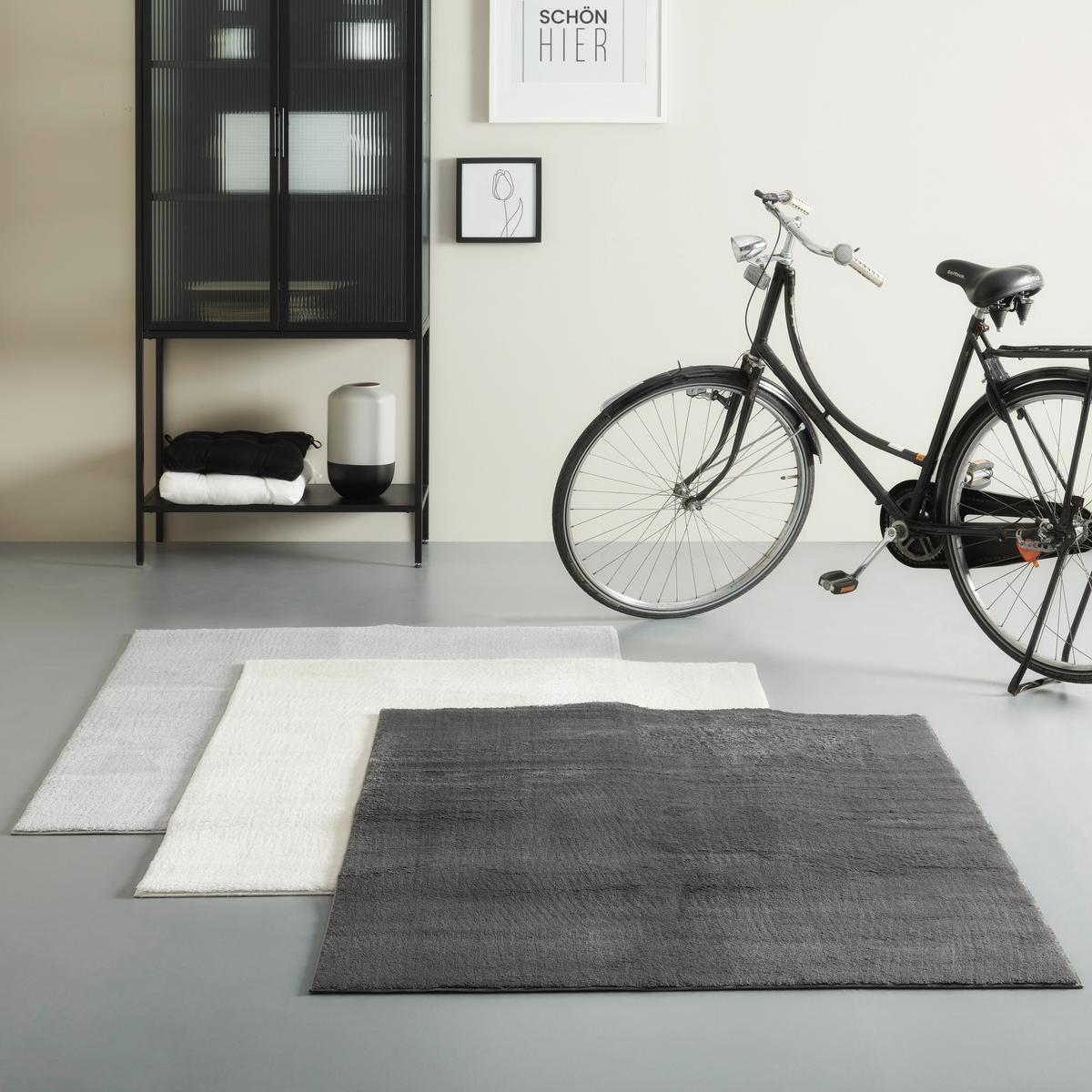 KOBEREC S VYSOKÝM VLASEM Nemo 3, 120/170cm, šedá - šedá, Basics, textil (120/170cm) - Mömax
