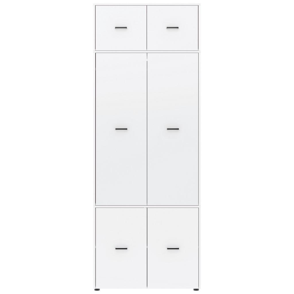 Drehtürenschrank 90 Cm Kivo, Weiß