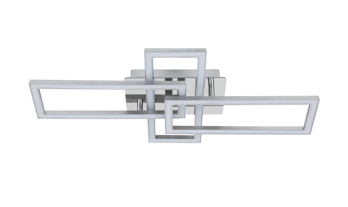 STROPNÉ LED SVIETIDLO OMIE - chrómová/strieborná, Modern, kov/plast (63,5/34/8cm) - Mömax