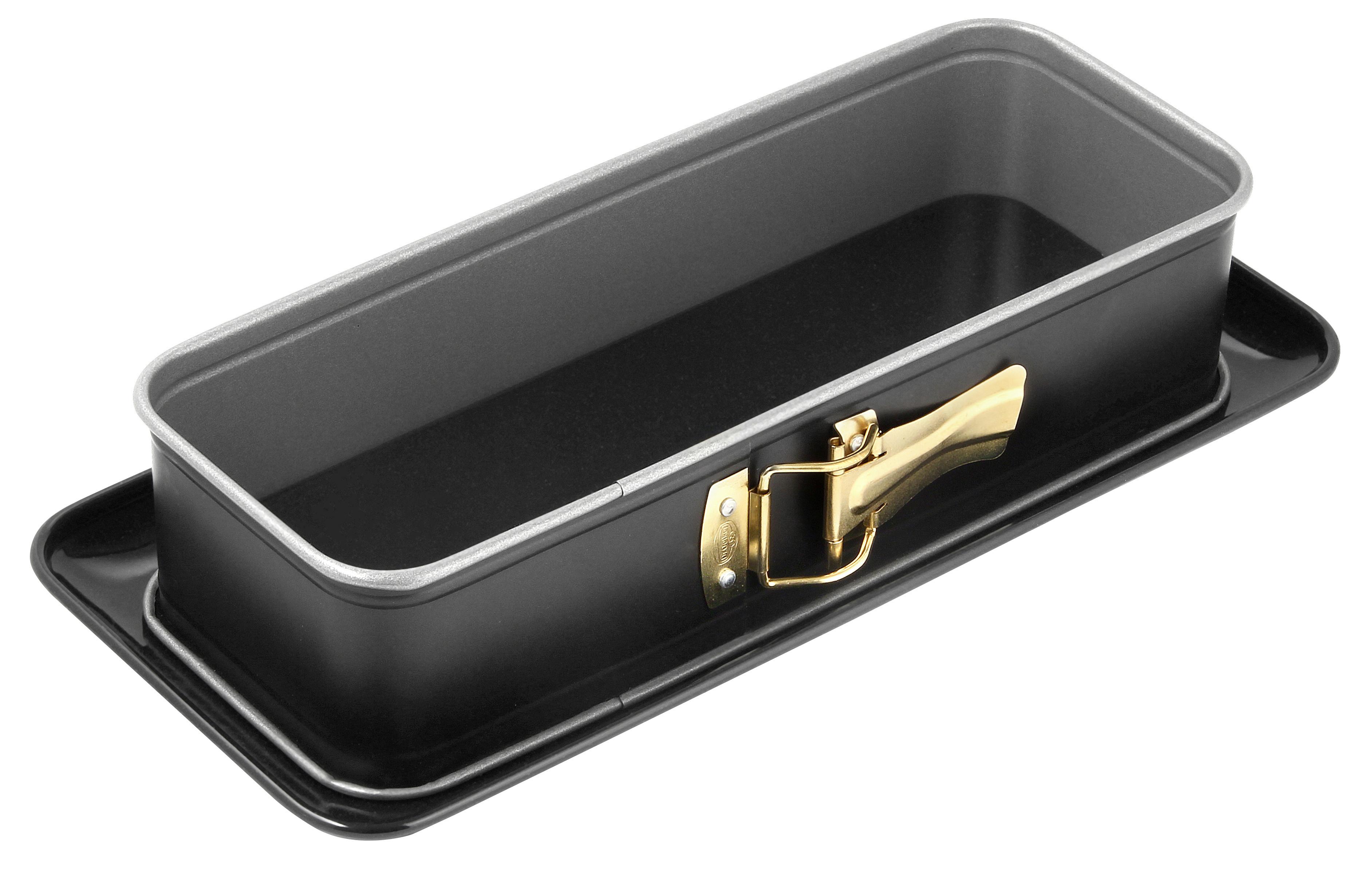 Springform Back-Idee Kreativ Rechteckig L/B/H: ca.30/12/7cm - Schwarz/Grau, Metall (30/12/7cm) - Dr.Oetker
