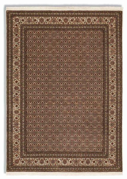 Orientalischer Webteppich Creme Cavari Herati 140x80 cm