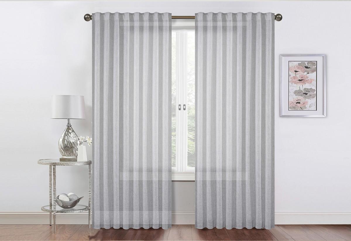 Készfüggöny Marion Kb. 135/245cm - szürke, Modern, textil (135/245cm) - Luca Bessoni