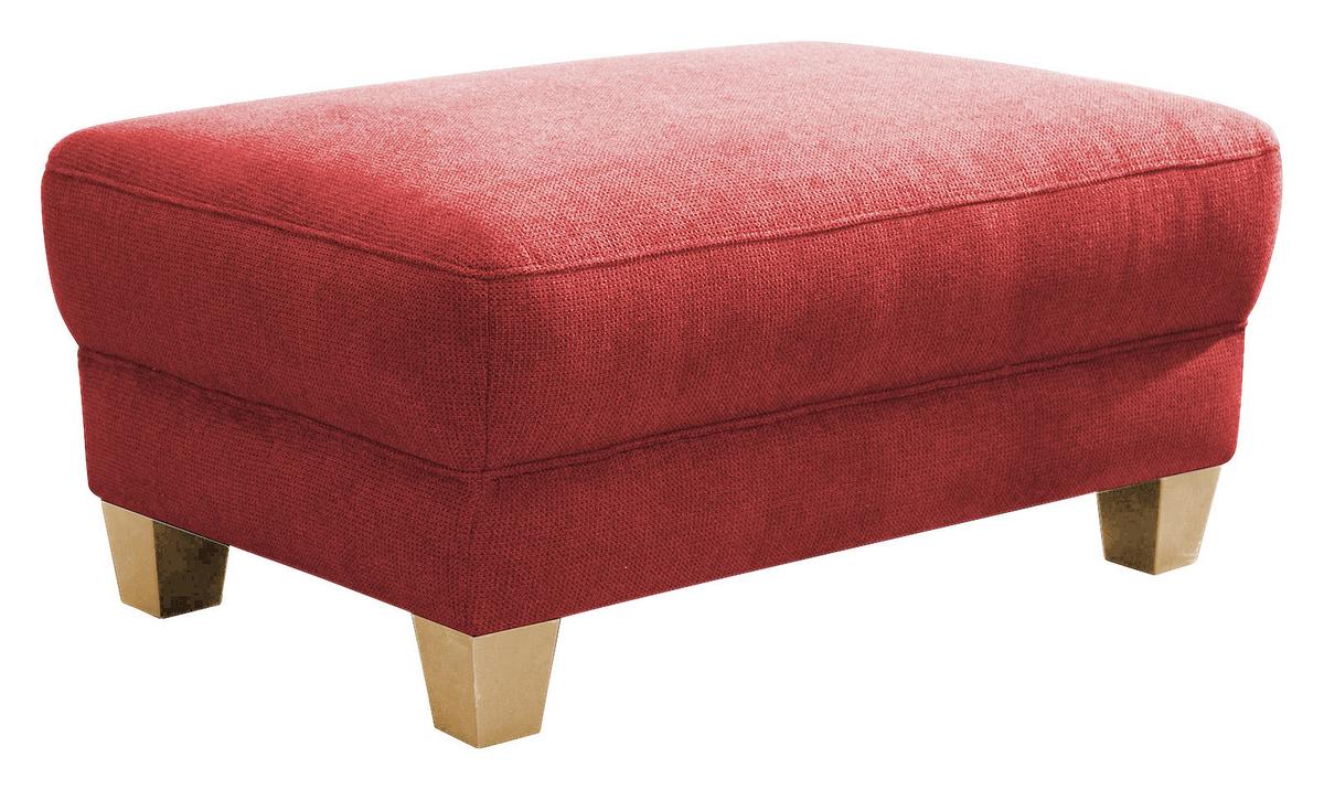Hocker Gotland rot, 101x45x66 cm - Rot/Naturfarben, KONVENTIONELL, Textil (101/45/66cm) - Sit & More