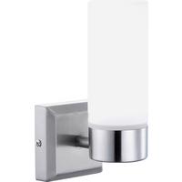 Wandleuchte Space 1-flammig Mit Opalglas-Schirm - Opal, Basics, Glas/Metall (8/11/18,5cm) - Globo