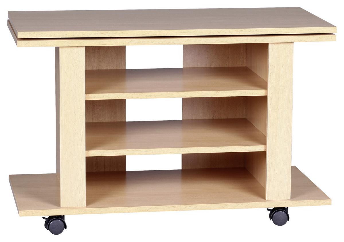 Stojan na TV LUCA farba buku - farba buka, Konventionell, kompozitné drevo/plast (75/51/38cm) - MID.YOU