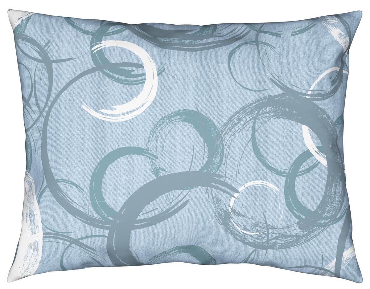 POVLEČENÍ NEW CIRCLES - modrá, textil (140/200cm) - Modern Living