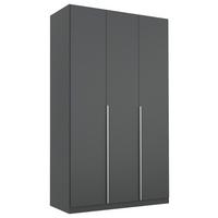 Drehtürenschrank B: 136 Cm Alabama, Grau - Grau, MODERN, Holzwerkstoff (136/229/54cm) - Rauch Möbel