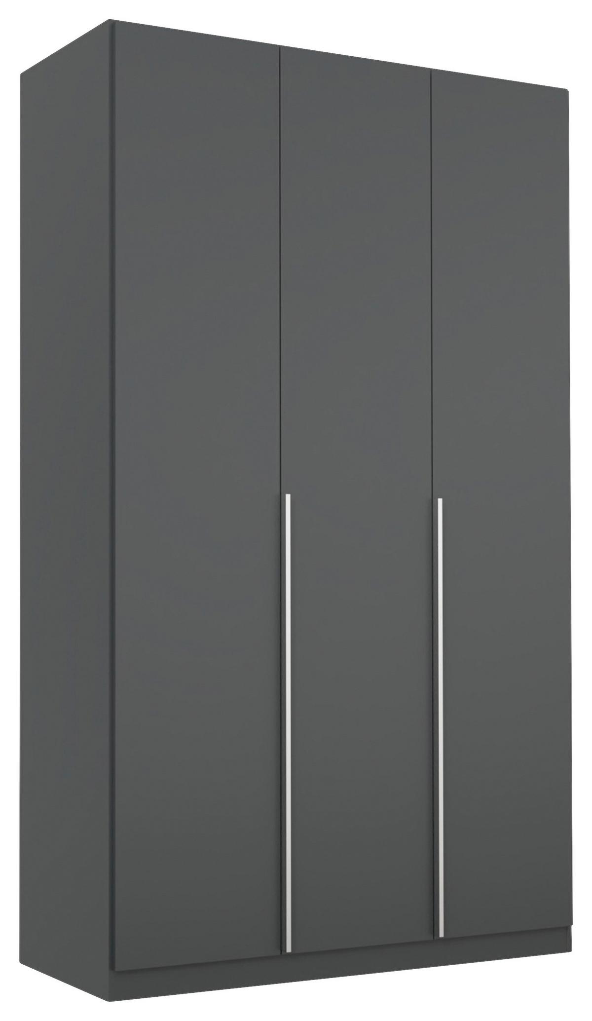 Drehtürenschrank B: 136 Cm Alabama, Grau - Grau, MODERN, Holzwerkstoff (136/229/54cm) - Rauch Möbel