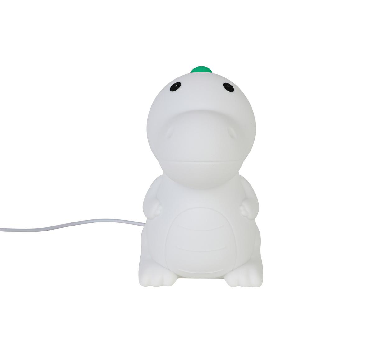 NOČNÍ SVĚTLO DINO - bílá, Moderní, plast (8,5/13,8/13,5cm) - Mömax