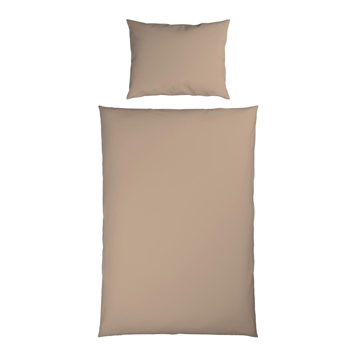 POSTEĽNÁ BIELIZEŇ JULIE - svetlohnedá, textil (140/200cm) - Mömax