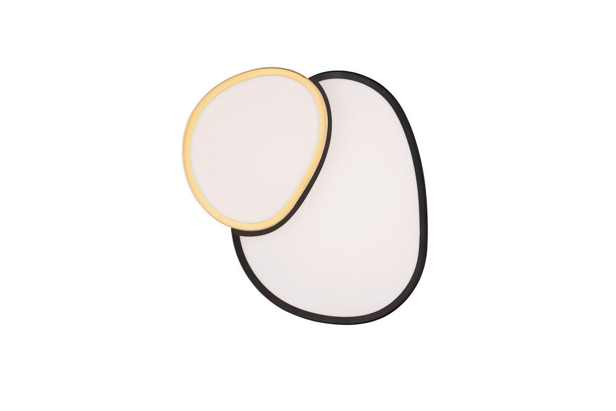 Led-deckenleuchte 647510280 Rise - Goldfarben/Schwarz, Basics, Metall (11,5/43,5/36cm)