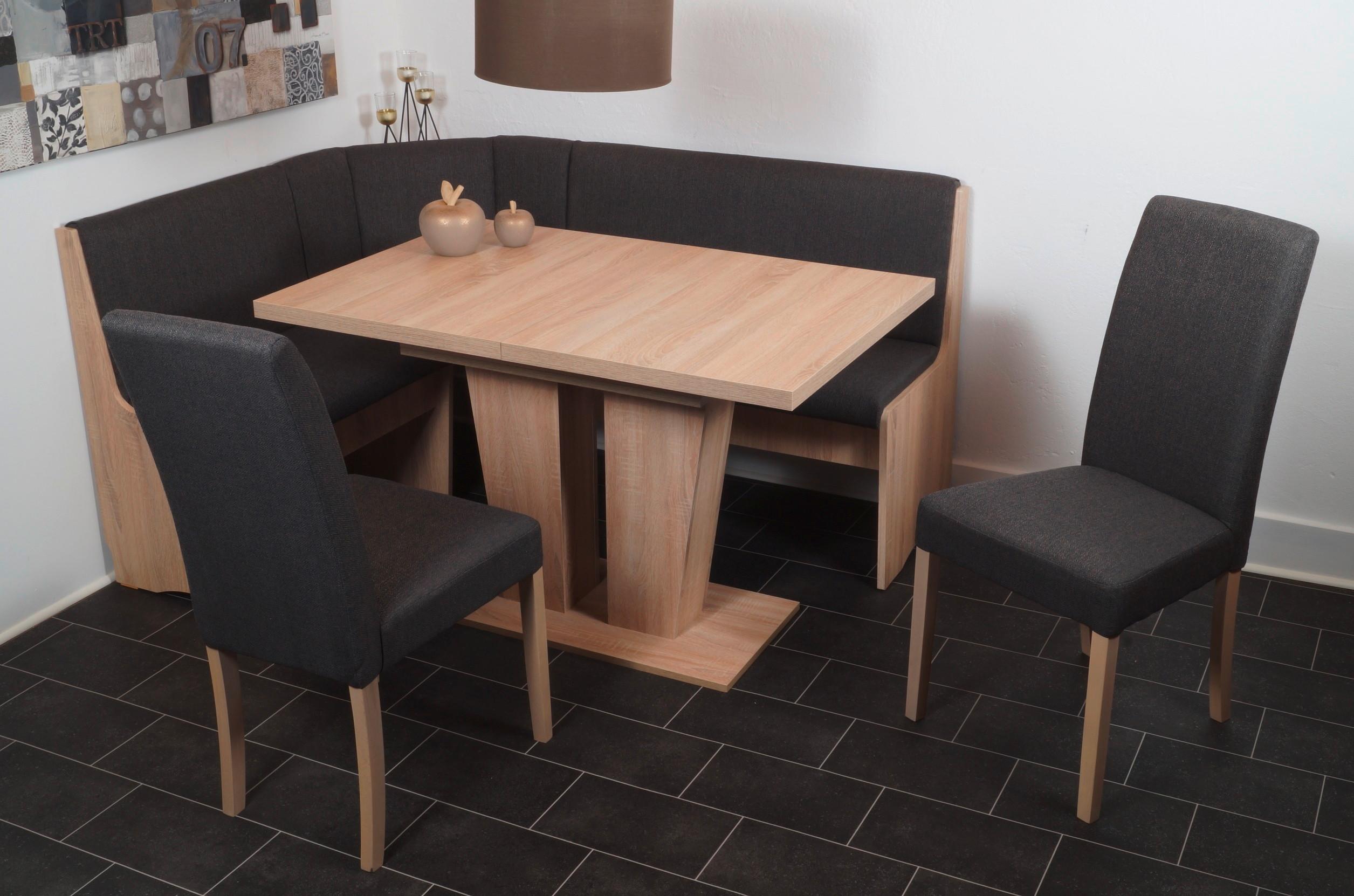 Esstisch Verona Eiche L: 120 cm - Sonoma Eiche, KONVENTIONELL, Holzwerkstoff (120/80/76cm) - MID.YOU