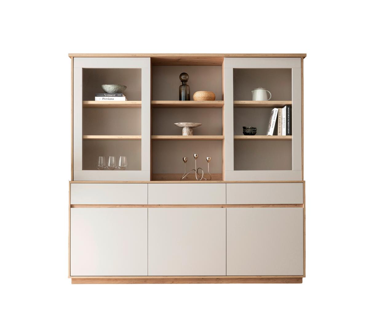 Buffet Sonora Kashmir/Eiche B: 202cm - Kaschmir/Eiche Artisan, Design, Holzwerkstoff (202/199/40cm) - MID.YOU