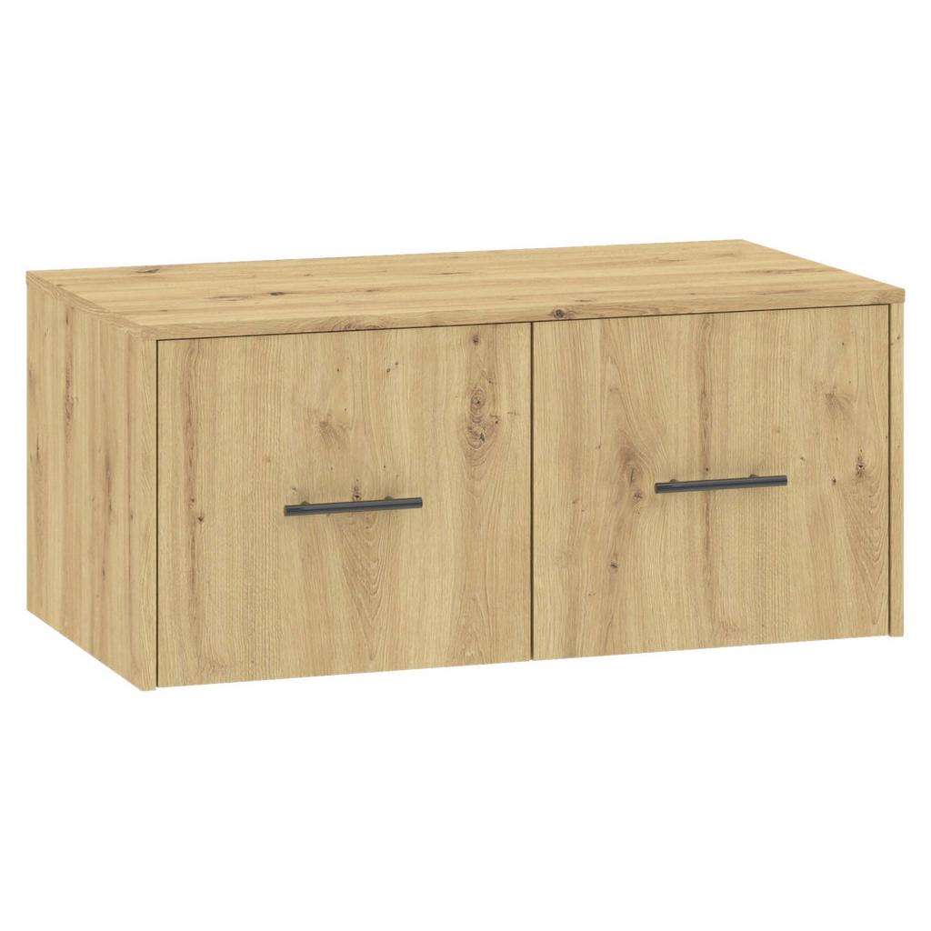Aufsatzschrank Kivo Eiche Artisan Dekor, B: 90 Cm