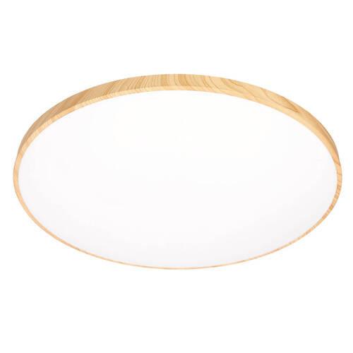 LED-Deckenleuchte 16-33949 Tens - Eichefarben, Natur, Kunststoff/Metall (59/59/7.5cm)