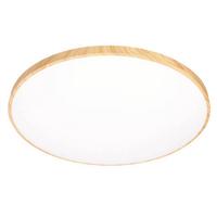 LED-Deckenleuchte 16-33949 Tens - Eichefarben, Natur, Kunststoff/Metall (59/59/7.5cm)