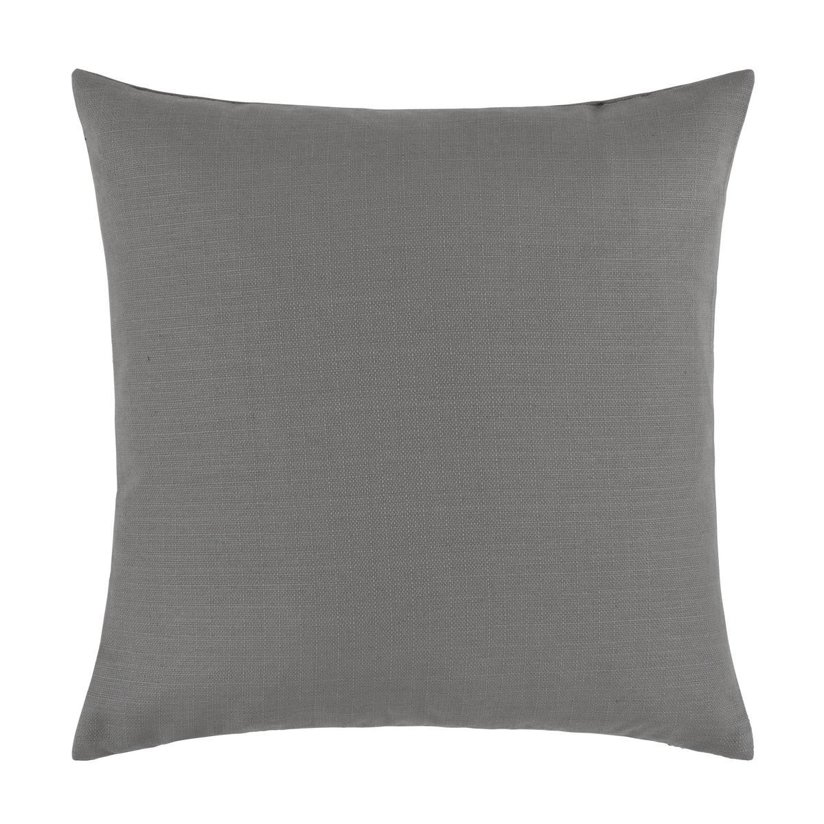 POTAH NA POLŠTÁŘ Malmö, 45/45cm - šedá/bílá, Konvenční, textil (45/45cm) - Modern Living