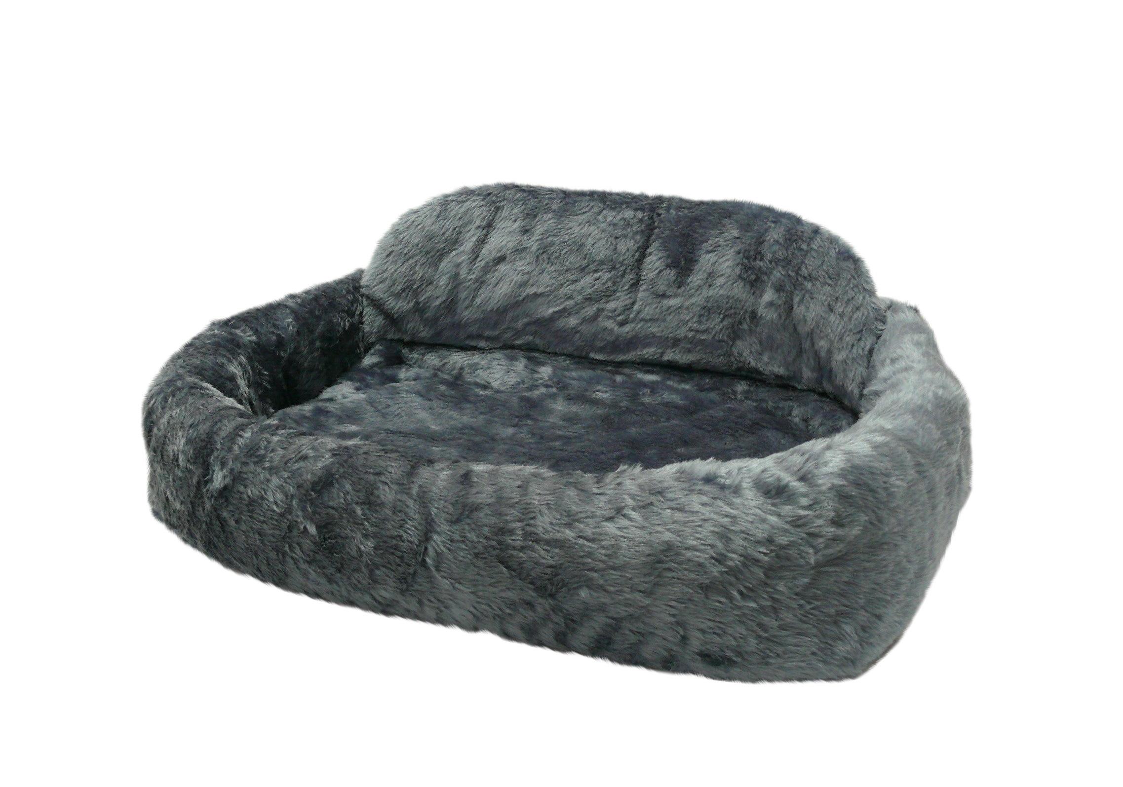 Haustierkissen mit Rand in Grau online kaufen Haustierkissen mit Rand in Grau online kaufen