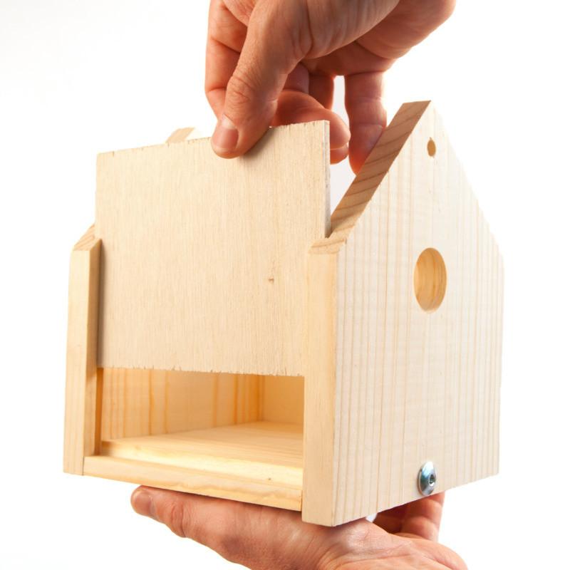Vogelhaus Nistkasten-Bausatz Robin - Multicolor/Naturfarben, Basics, Holz (17/19/18cm)