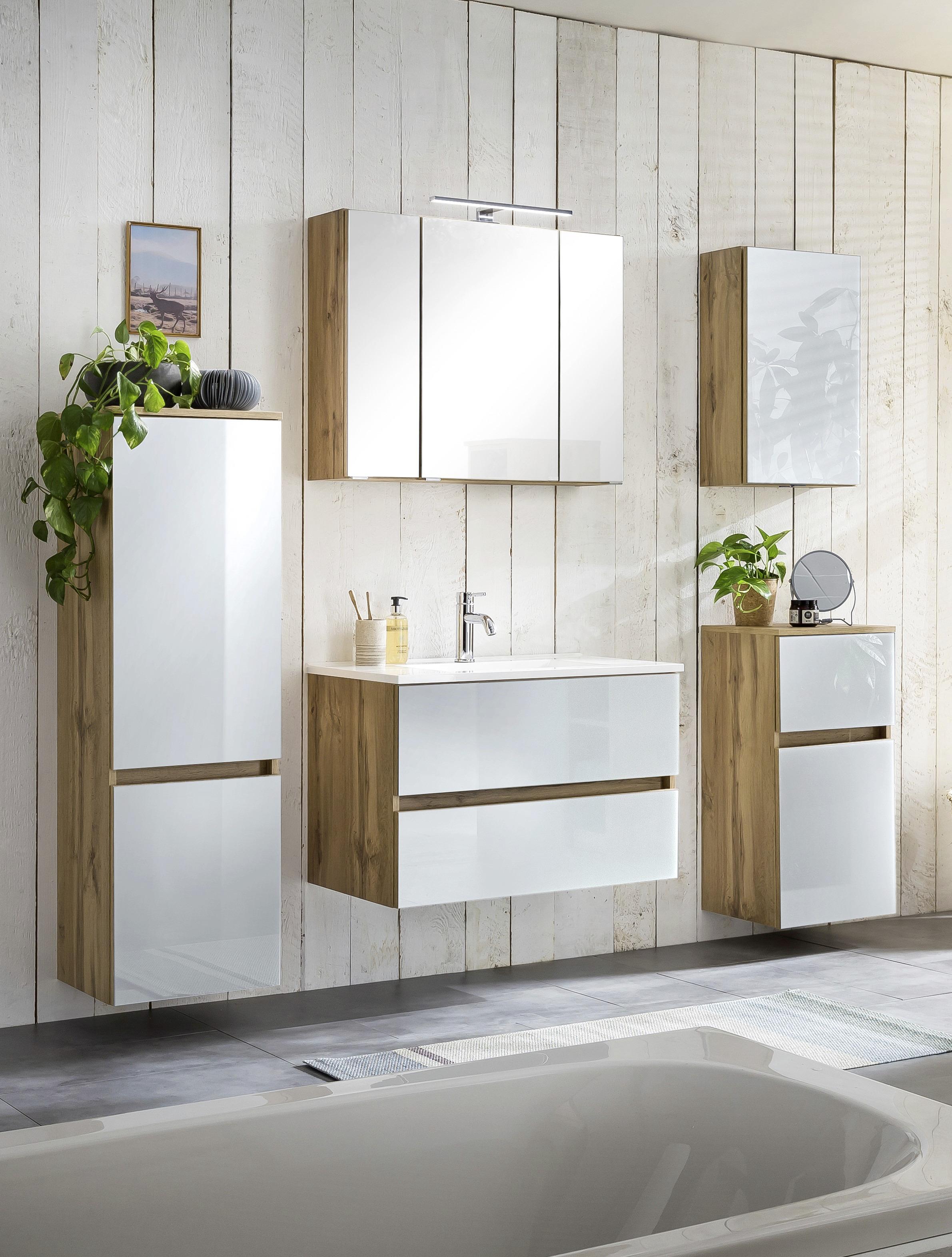 Stauraum in trendy Design: Badezimmer-Set HELSINKI