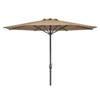 Sonnenschirm Korsika BxHxT: 320x250x320 cm Naturfarben - Anthrazit/Naturfarben, Basics, Textil/Metall (320/250/320cm) - Schneider