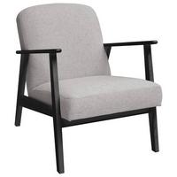Sessel Retro - Beige/Schwarz, Natur, Holz/Textil (63/78/78cm) - Livetastic