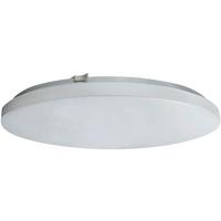LED-Deckenleuchte Ø 33 cm, Rund, 1-Flammig - Weiß, Basics, Kunststoff/Metall (33/5,7cm)