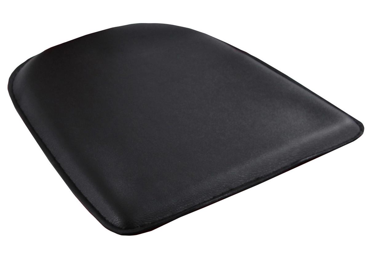 Sitzkissen Pilow I Schwarz 32x32 Cm Schwarz Lederlook - Schwarz, Basics (32/1/32cm) - MID.YOU