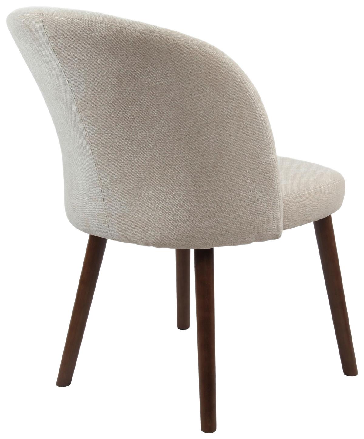 Stuhl Tampere Beige B: 53 cm - Eichefarben/Beige, MODERN, Holz/Textil (53/87/58cm) - Livetastic