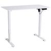 Písací stôl EMIL II - biela, Modern, kov/kompozitné drevo (120/118/60cm)