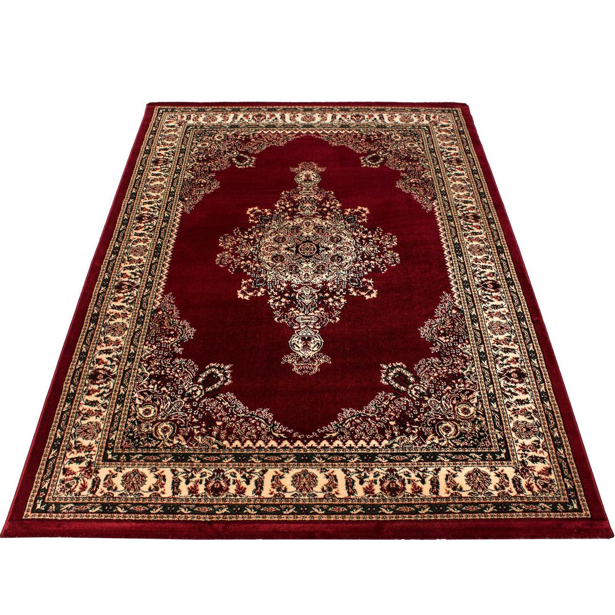 Webteppich Marrakesh - Rot/Multicolor, KONVENTIONELL, Textil (240/340cm) - Novel