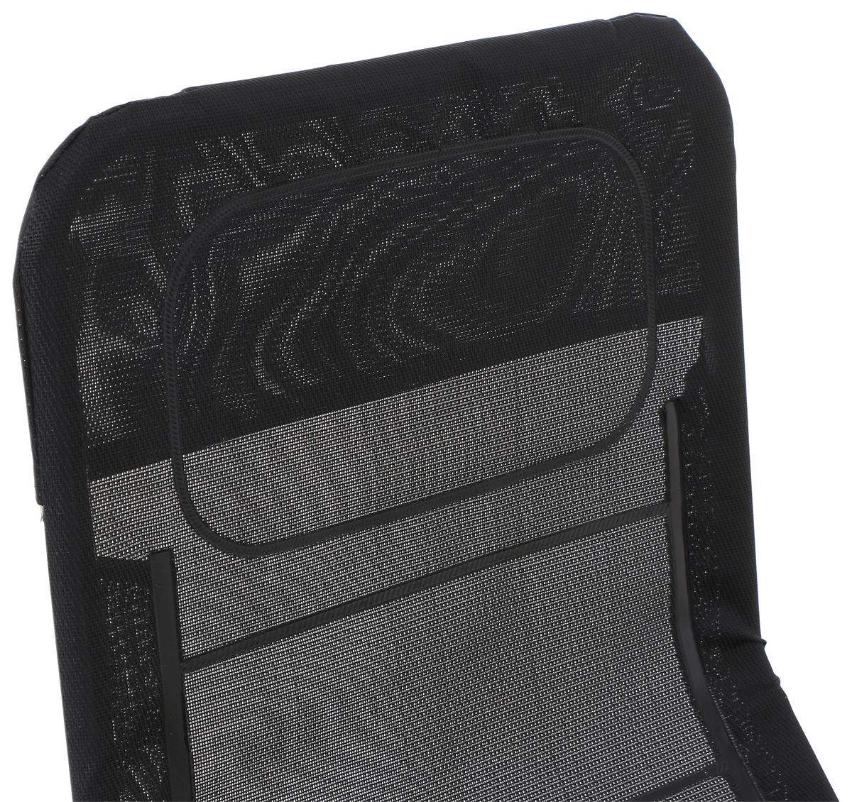 Sonnenliege J40968 Stahl Klappbar - Anthrazit/Schwarz, MODERN, Textil/Metall (72,5/103,5/144cm) - Siena Garden