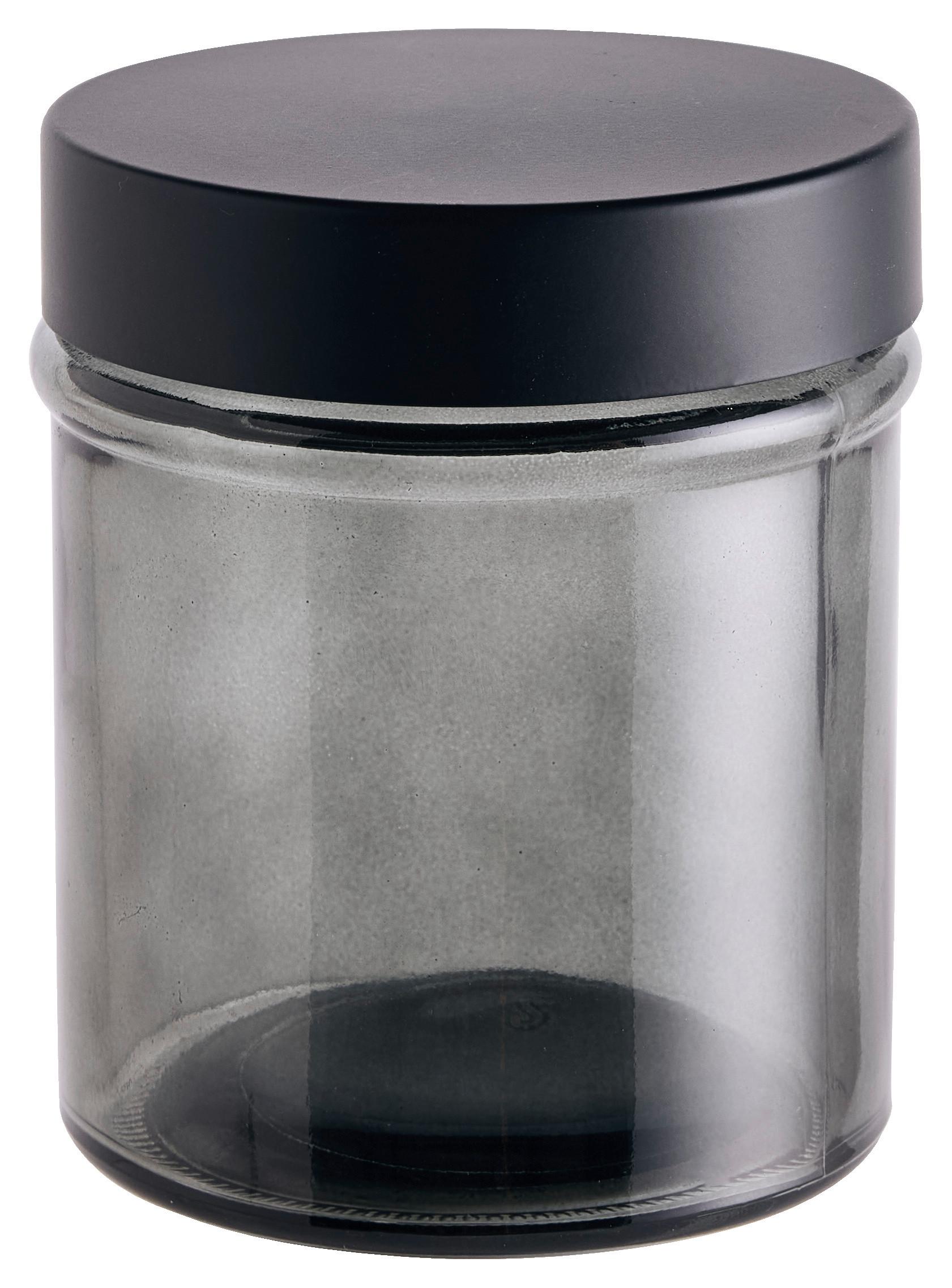 Dóza na potraviny MAGNUS BLACK - 0,3 L - šedá/černá, Moderní, kov/plast (8.5/8.5/10.5cm) - Mömax