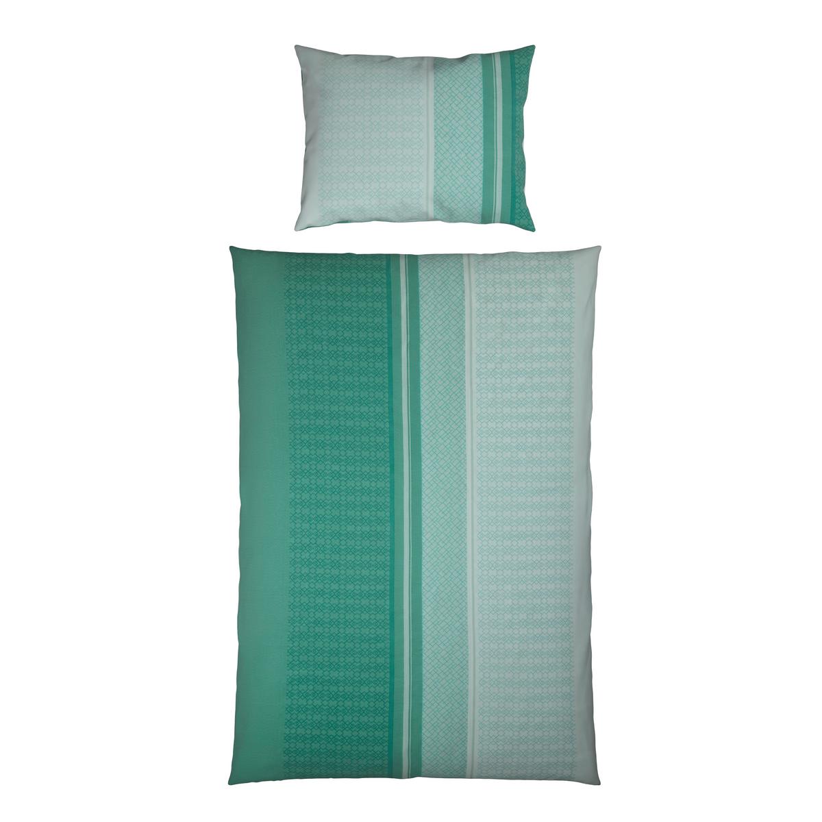 POSTEĽNÁ BIELIZEŇ MATHEA -BASED- - zelená, textil (140/200cm) - Based