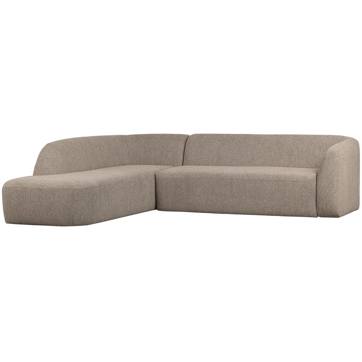 Ecksofa Sloping Naturfarben S: 225x274cm - Naturfarben, Design, Textil (225/274cm) - Livetastic
