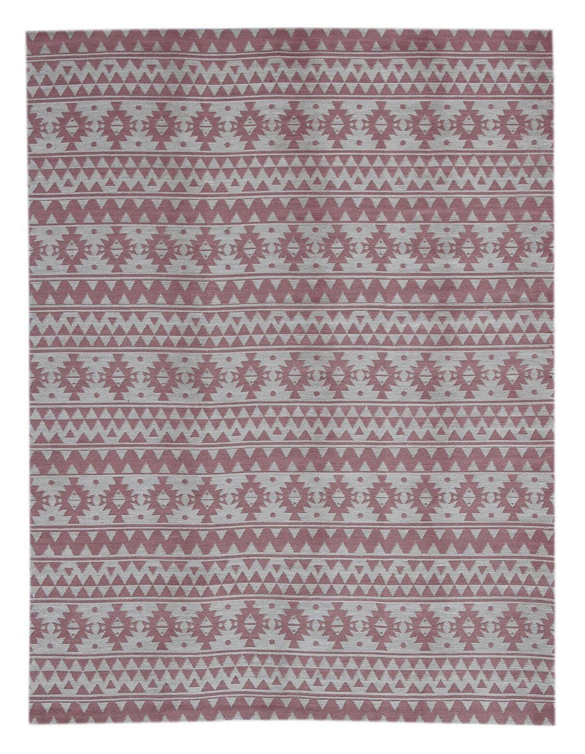 Flachwebteppich Pink, Ca. 120x170 Cm - Pink, Design, Textil (120/170cm) - Kayoom