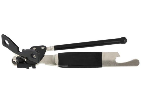 Dosenöffner L: 16 cm - Silberfarben/Schwarz, KONVENTIONELL, Kunststoff/Metall (16cm) - Fackelmann Dosenöffner L: 16 cm - Silberfarben/Schwarz, KONVENTIONELL, Kunststoff/Metall (16cm) - Fackelmann