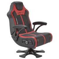Gamingsessel Evora 2.1 - Rot/Schwarz, MODERN, Kunststoff/Textil (65/102,5/78cm) - X Rocker